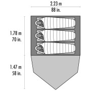 Zelt MSR Hubba Tour 3