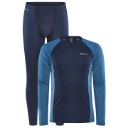 Herren-Set Craft Core Warm Baselayer blau/hellblau Blaze-Whale