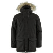 Herren-Winterjacke Fjällräven Nuuk Lite Parka schwarz Black