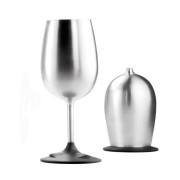 Glas GSI Outdoors Glacier Stainless Nesting Wine silber