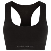 Büstenhalter Icebreaker Women Merino Blend 260 ZoneKnit™ Seamless Bra schwarz Black