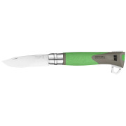 Messer Opinel VRI N°12 Inox Explore s odstraňovačem klíšťat grün