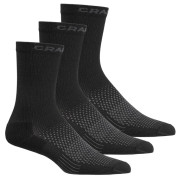 Socken-Set Craft CORE Dry High 3-pack schwarz Black