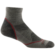 Herrensocken Darn Tough Light Hiker 1/4 Lightweight With Cushion grau taupe