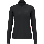 Damenjacke Salewa Puez Waffle Hyb Pl Jacket W schwarz black out