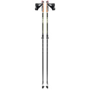 Nordic Walking Stöcke Leki Smart Supreme gelb DarkanthraciteNeonyellowWhite
