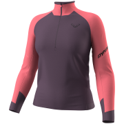 Damen-Funktionsshirt Dynafit Alpine L/S 1/2 Zip Tee W rosa 6171 - cabana/6A90