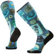 Ski-Socken Smartwool Ski Targeted Cushion Explorer Print OTC blau DEEP NAVY