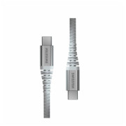 Kabel Swissten Kevlar USB C / USB C 1,5 m weiß white