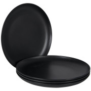 Teller-Set Bo-Camp Orville - 4ks schwarz Black