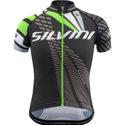 Kinder-Radtrikot Silvini Team CD1435 schwarz Blackgreen