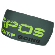Stirnband Karpos Pelmetto Headband grau/grün Dark Slate/Lime Green/Black