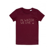 Damen-T-Shirt Hiko Iwwl W T-Shirt weinfarbe