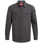 Herrenhemd Craghoppers NosiLife Adventure Long Sleeved Shirt III schwarz Black Pepper
