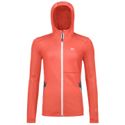 Damen-Sweatshirt Ortovox Fleece Hoody W rosa coral