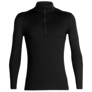 Herren-T-Shirt Icebreaker Mens 200 Oasis LS Half Zip schwarz Black