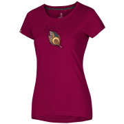 Damen-T-Shirt Ocún Classic T Women Blossom-Art rosa Wine Rhododendron