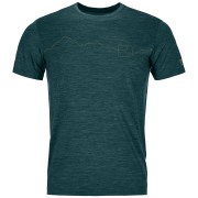 Herren-T-Shirt Ortovox 150 Cool Mountain Ts M dunkelblau dark pacific blend