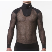 Rollkragenpullover Brynje of Norway Wool Thermo Zip-polo w/inlay