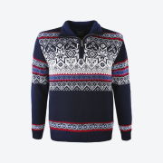 Herrenpullover Kama 3371 dunkelblau navy