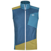 Herrenweste Ortovox Windbreaker Vest M blau Petrol Blue
