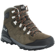Herrenschuhe Jack Wolfskin Refugio Texapore Mid M grün Khaki/Phantom