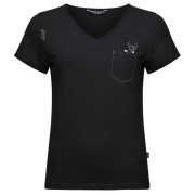 Damen-T-Shirt Chillaz Cala Luna schwarz black
