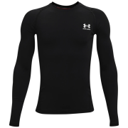 Kinder-Funktionsshirt Under Armour UA HG Armour LS Black schwarz/weiß Black / / White