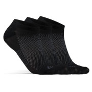 Socken Craft Core Dry Footies 3-Pack schwarz Black