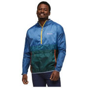 Herrenjacke Cotopaxi Teca Half-Zip Windbreaker blau/grün Thumbs Up
