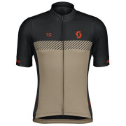 Herren Radtrikot Scott Jersey M's RC Team SS schwarz/braun mars red/toast beige