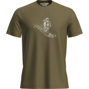 Herren-T-Shirt Icebreaker M Mer 150 Tech Lite SS T Skiing Yeti grün Algae