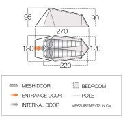 Wanderzelt Vango Soul 200