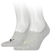 Socken Puma Footie 2P High Cut grau light grey melange