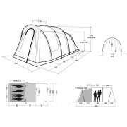 Familienzelt Outwell Rockwell 4