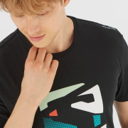 Herren-T-Shirt Salomon Outlife Graphic Disrupted Logo
