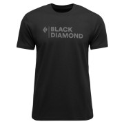 Herren-T-Shirt Black Diamond M Mini Stacked Ss Tee schwarz Black (0002)