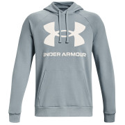 Herren-Sweatshirt Under Armour Rival Fleece Big Logo HD blau/weiß Harbor Blue / / Onyx White