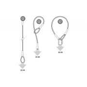 Ankerschlaufe Petzl Wire Strop 100 cm