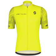 Herren Radtrikot Scott M's RC Team 10 SS gelb/schwarz sulphur yellow/black