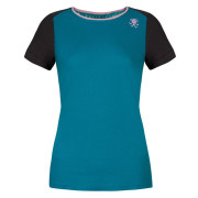 Damen-T-Shirt Rafiki Chulilla blau/schwarz crystal teal/graphite