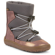Damen Winterschuhe Frodo Barefoot Tex Track Wool grau/rosa grey/pink