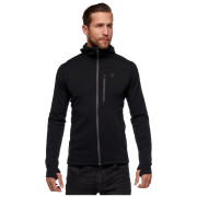 Herren Funktions-Sweatshirt Black Diamond Coefficient Fleece Hoody schwarz Black