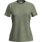 Damen-T-Shirt Icebreaker W Mer 150 Tech Lite SS T Winter Flo grün Lichen