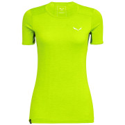 Damen-T-Shirt Salewa Puez Graphic 2 Dry W S/S Tee hellgrün TendershotMelange