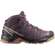 Damenschuhe Salomon X-Adventure Recon Mid Gore Tex rot Huckleberry / Nine Iron / Shadow Gray