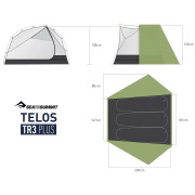 Ultraleichtes Zelt Sea to Summit Telos TR3 Plus