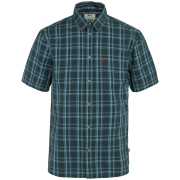 Herrenhemd Fjällräven Övik Lite Shirt SS M dunkelblau Dark Navy-Dawn Blue