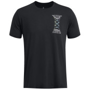 Herren-T-Shirt Under Armour Dusk to Dawn Skul SS schwarz/weiß Black/White