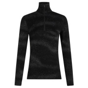 Damen-Funktionsshirt Icebreaker Women M 260 Tech Vertex LS HZ Chillwave schwarz Black/Obsidia/J